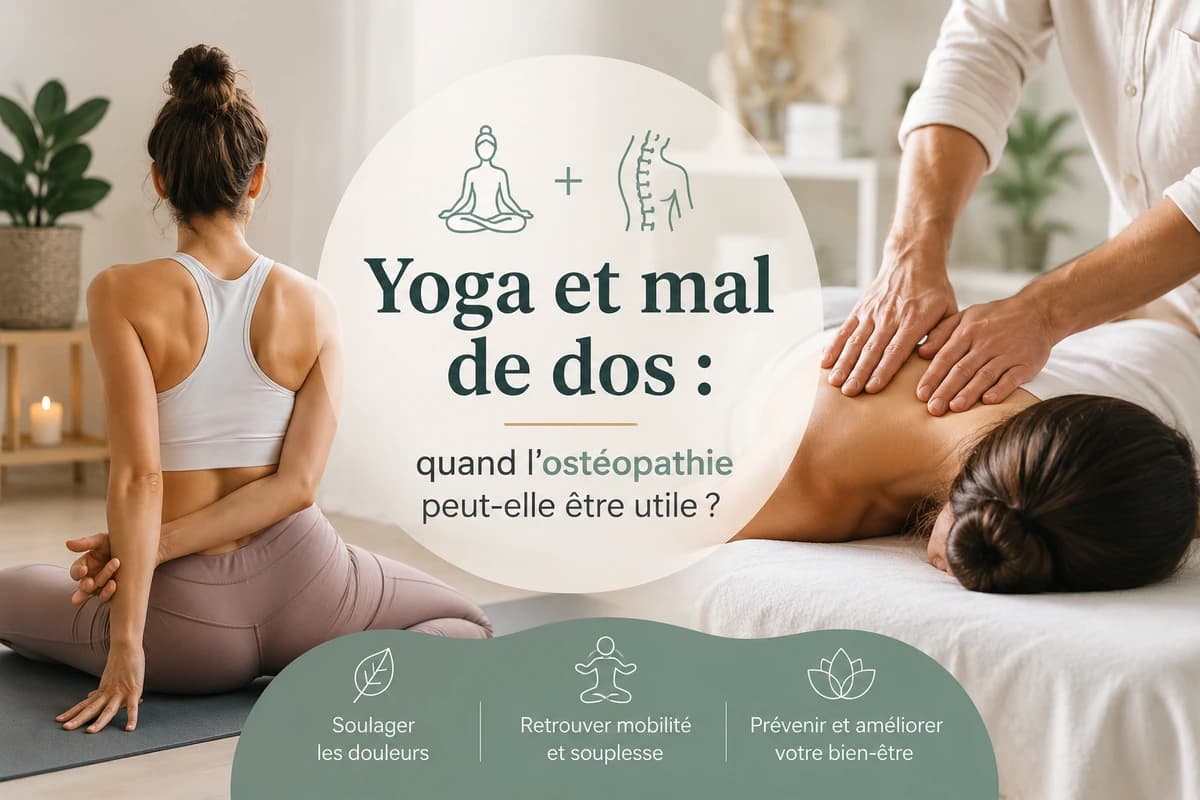 Yoga et mal de dos : quand l'ostéopathie peut-elle être utile ?