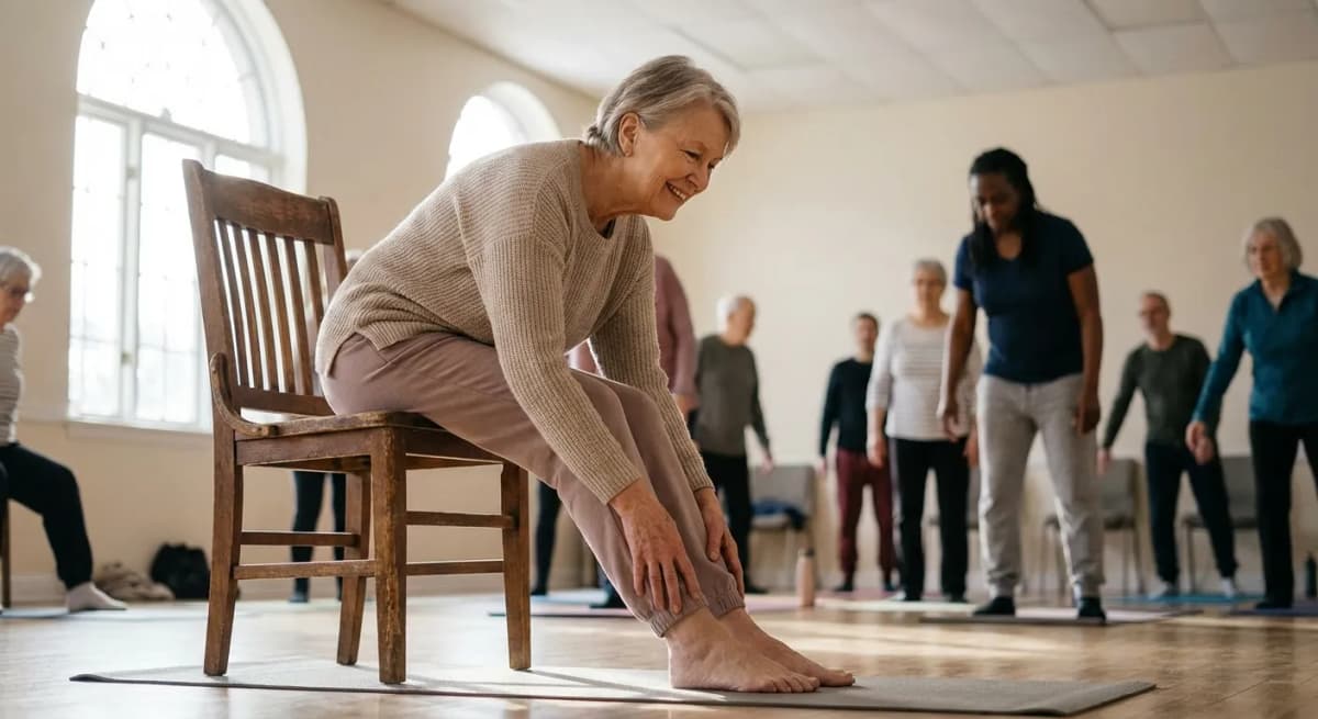 Yoga Chaise : Adaptations pour seniors et mobilité réduite