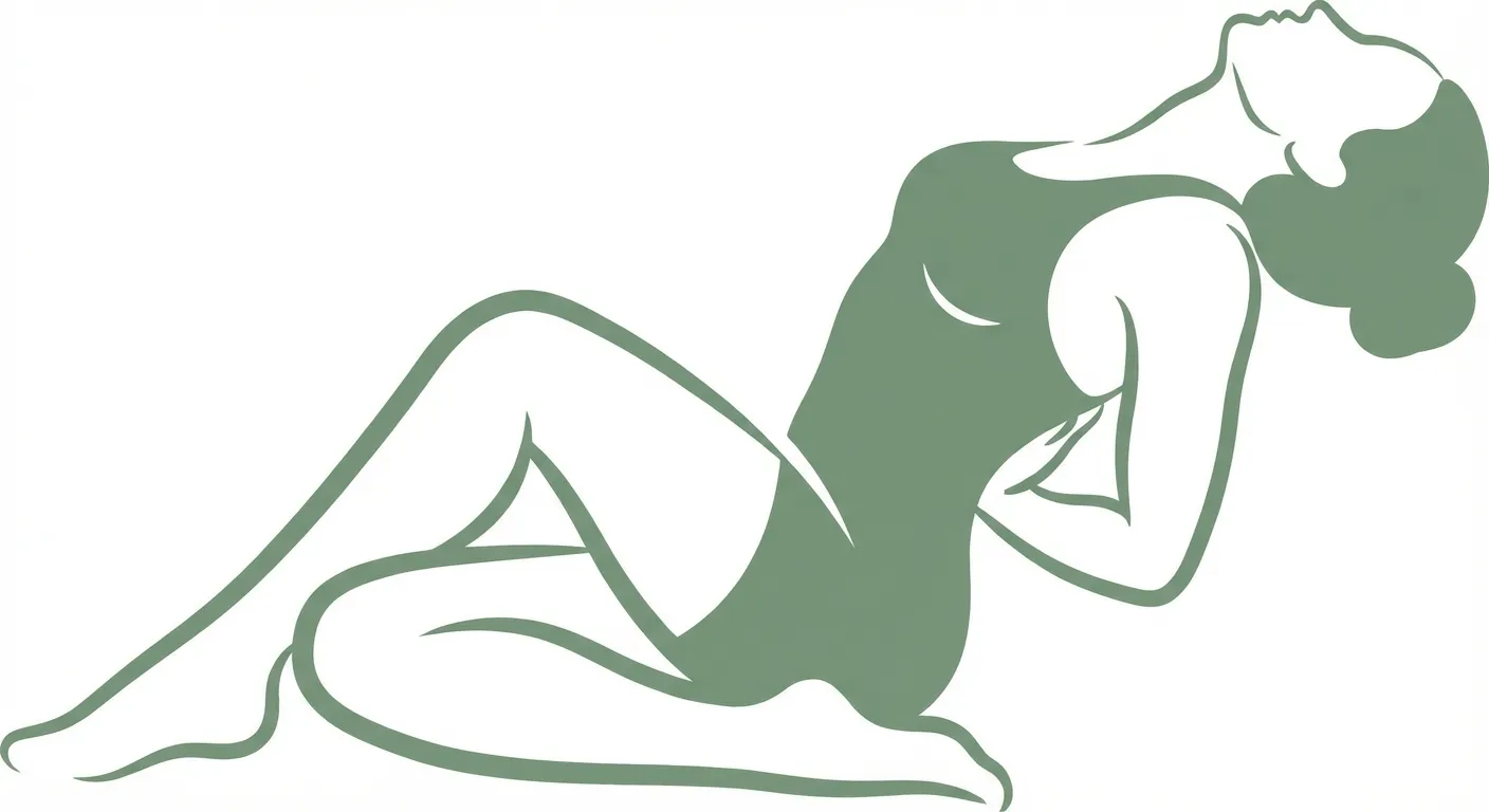 Posture du lotus couché