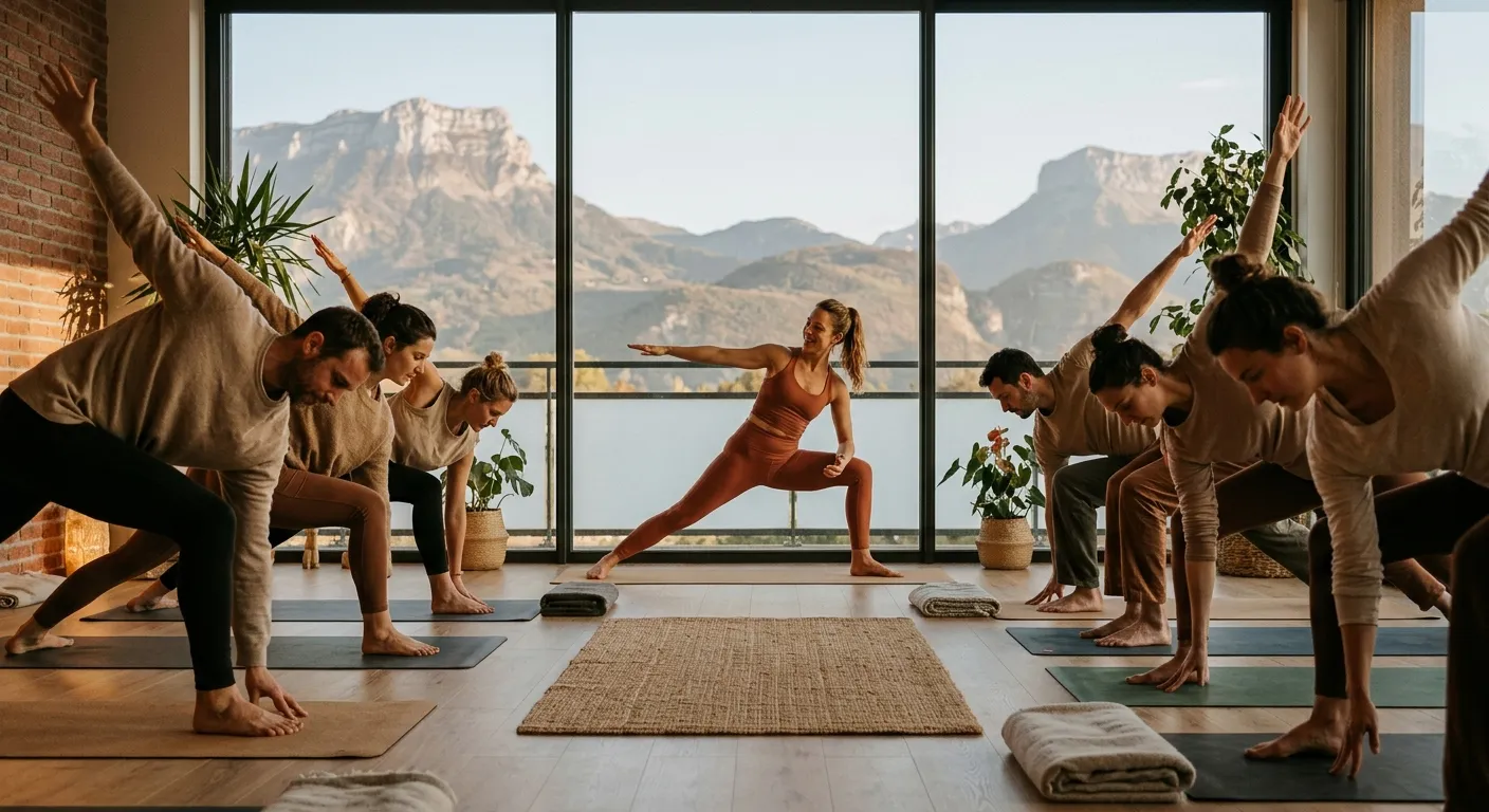 plongez dans l'univers du vinyasa yoga à grenoble ! découvrez ses nombreux bienfaits pour le corps et l'esprit, ainsi que des pratiques adaptées à tous les niveaux. que vous soyez débutant ou yogi expérimenté, rejoignez-nous pour améliorer votre bien-être et votre flexibilité.