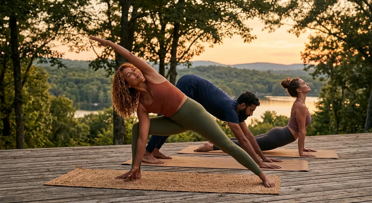 découvrez le vinyasa yoga à travers une séquence fluide adaptée à tous les niveaux. améliorez votre flexibilité, renforcez votre corps et apaisez votre esprit avec des postures harmonieuses et un rythme dynamique. rejoignez-nous pour une expérience revitalisante sur votre tapis.