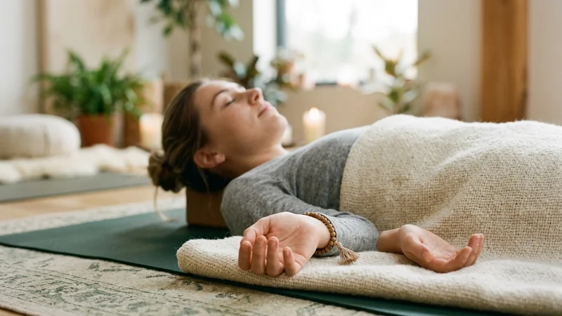 Posture Savasana pour le Yoga Nidra