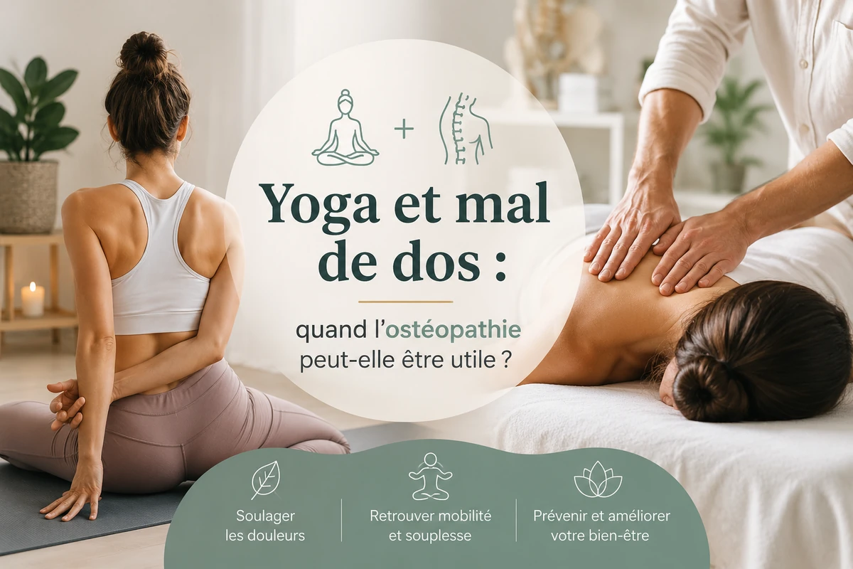 Yoga et mal de dos : quand l'ostéopathie peut-elle être utile ?