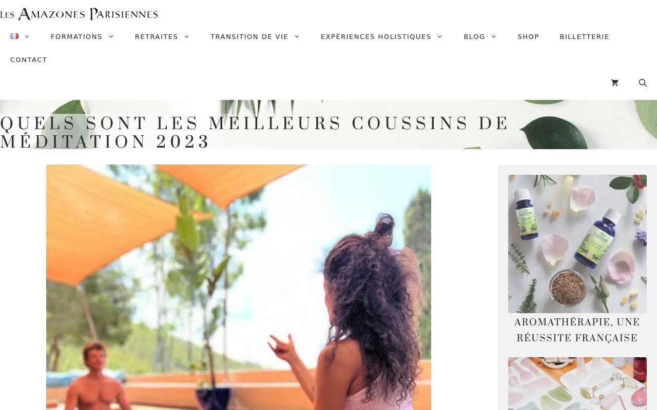 Aperçu du site Les Amazones Parisiennes
