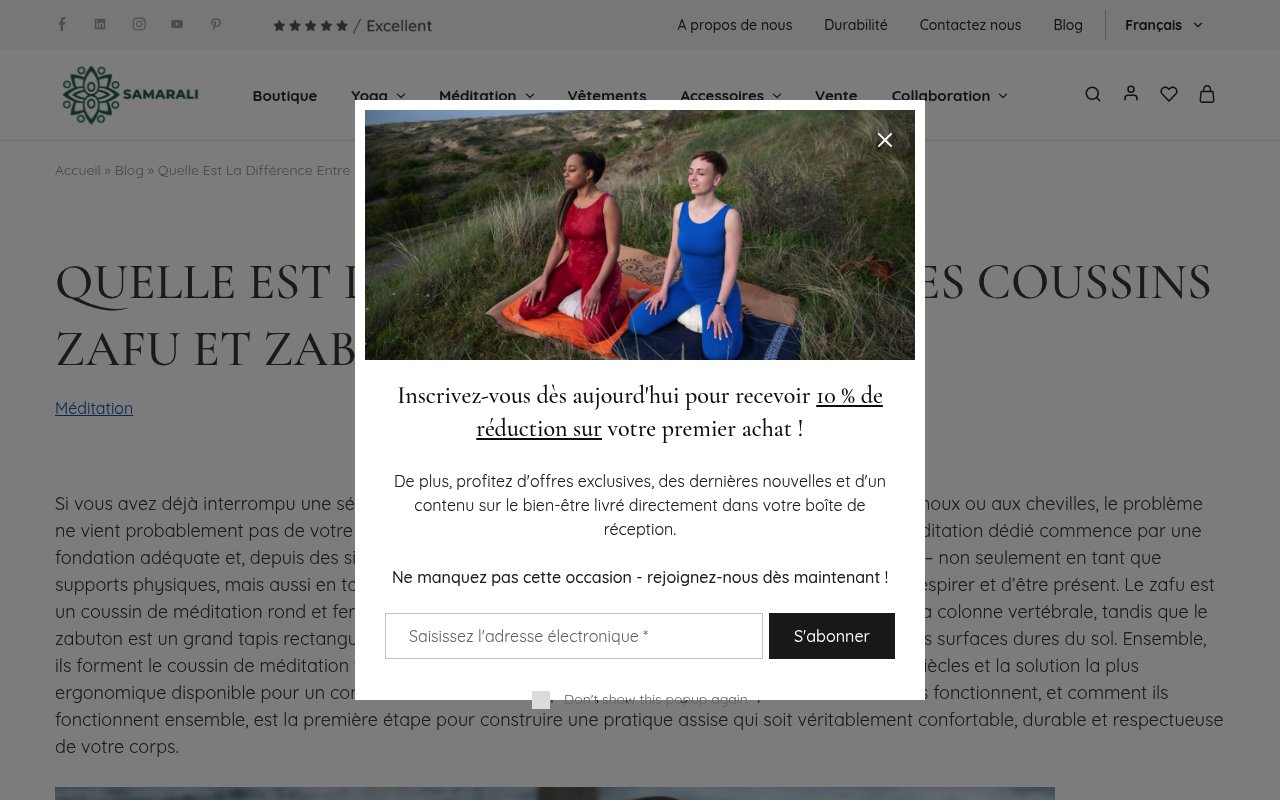 Aperçu du site Samarali
