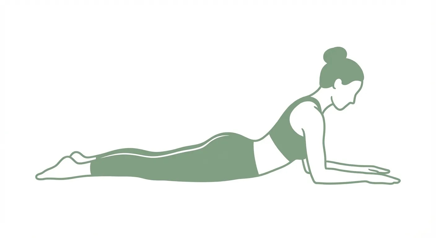 Posture du sphinx en torsion profonde