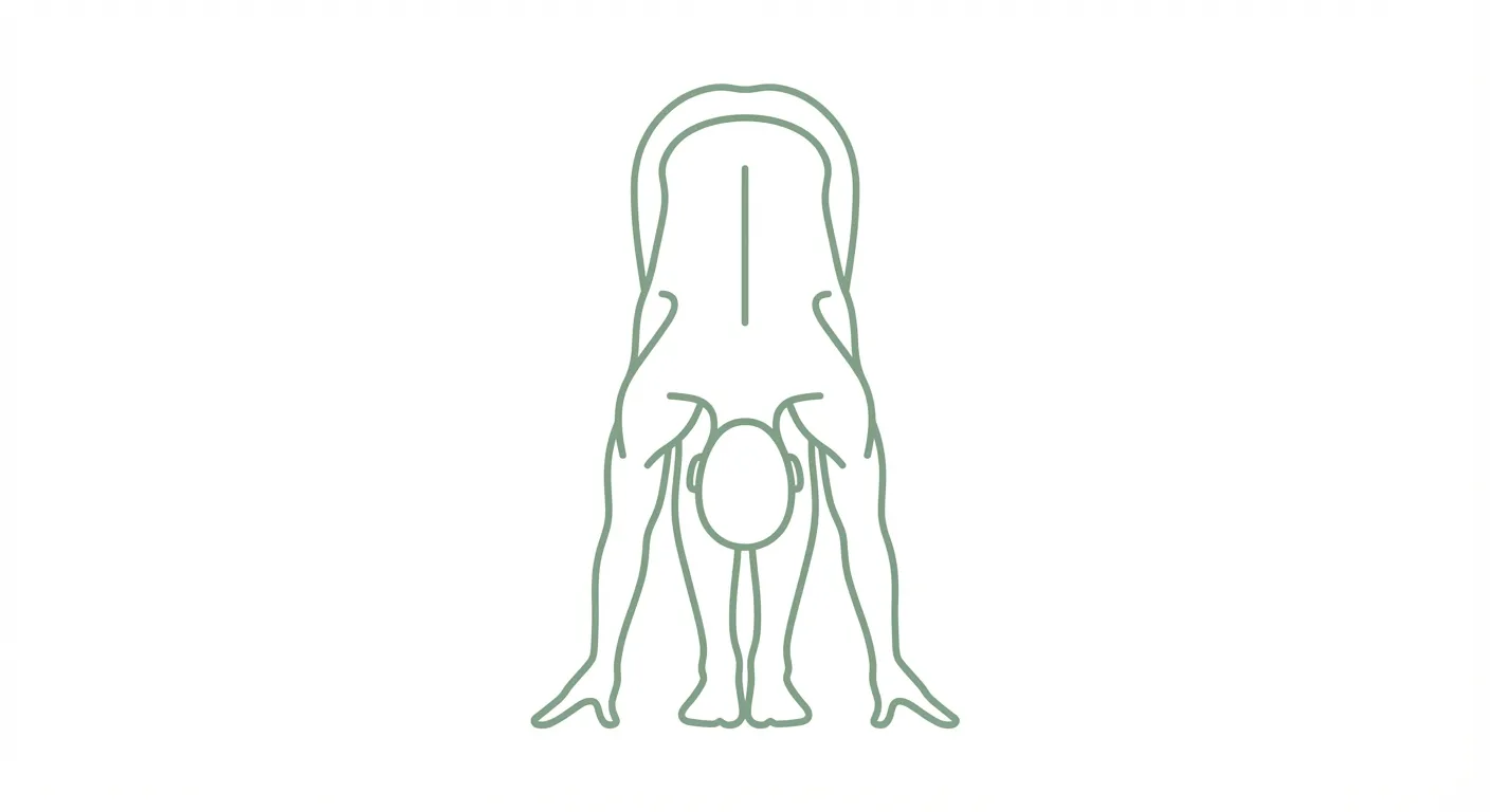 Posture de la pince debout