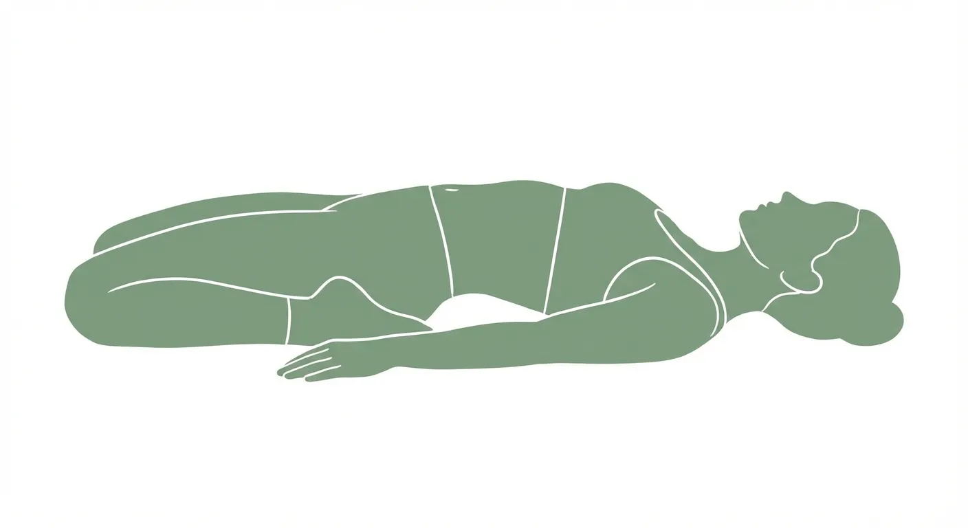 Posture du héros couché